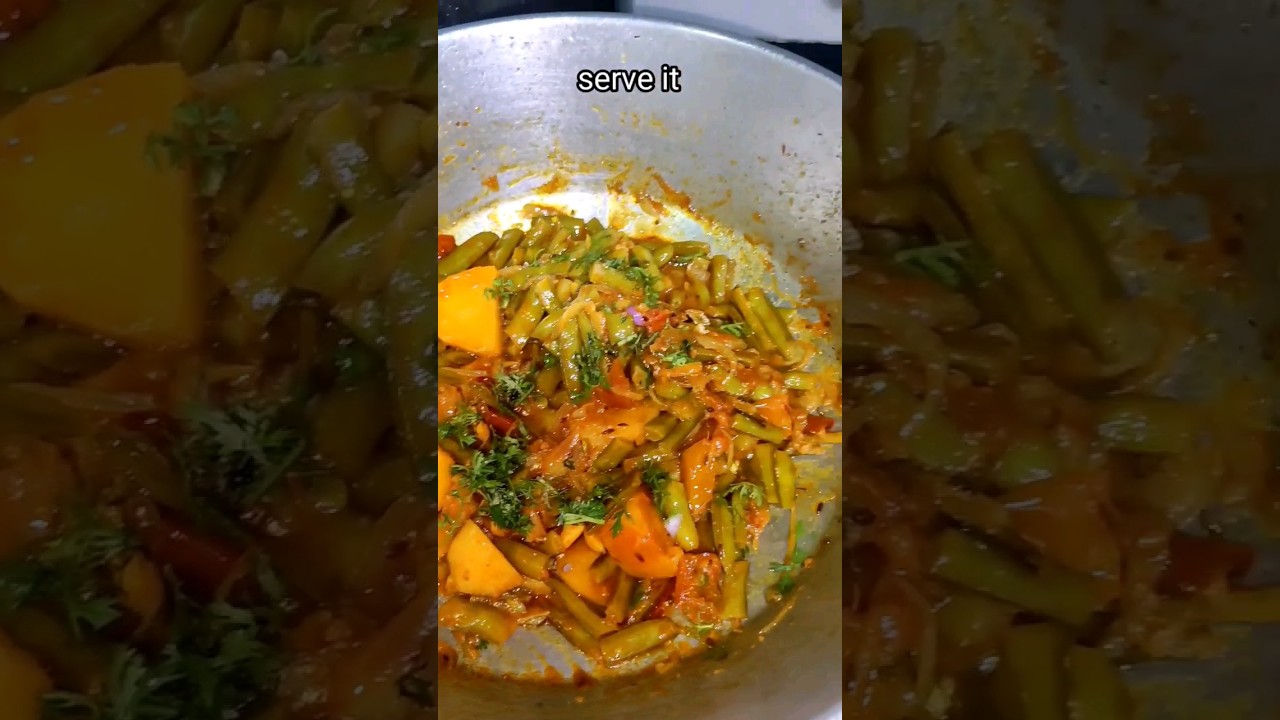 Tasty Gwar Phali Aloo Sabzi Recipe 😋