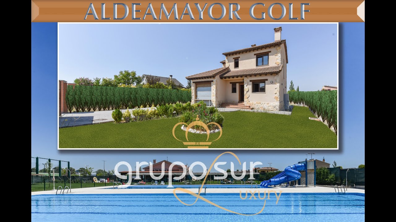 10021 GRUPOSUR. Fantástico chalet independiente con piscinas comunitaria, Aldeamayor Golf Valladolid
