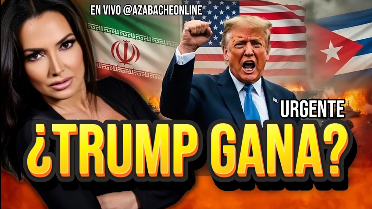 EN VIVO!🔥AZABACHE URGENTE: TRUMP DECLARA VICTORIA — ¿IRÁN RESPONDE O SE RINDE?