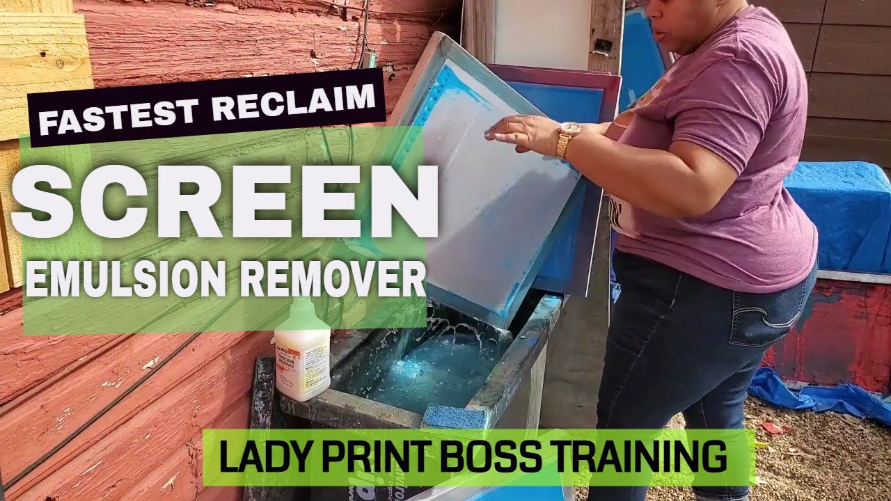How To Remove Emulsion From Screens and Reclaim Them At Home 2021