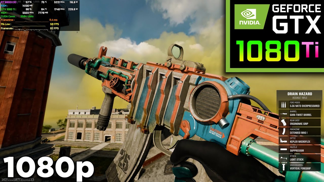 Call of Duty: Warzone | GTX 1080 Ti 11GB (MAX Settings Gameplay in 1080p FHD) | FSR 3.1 ON