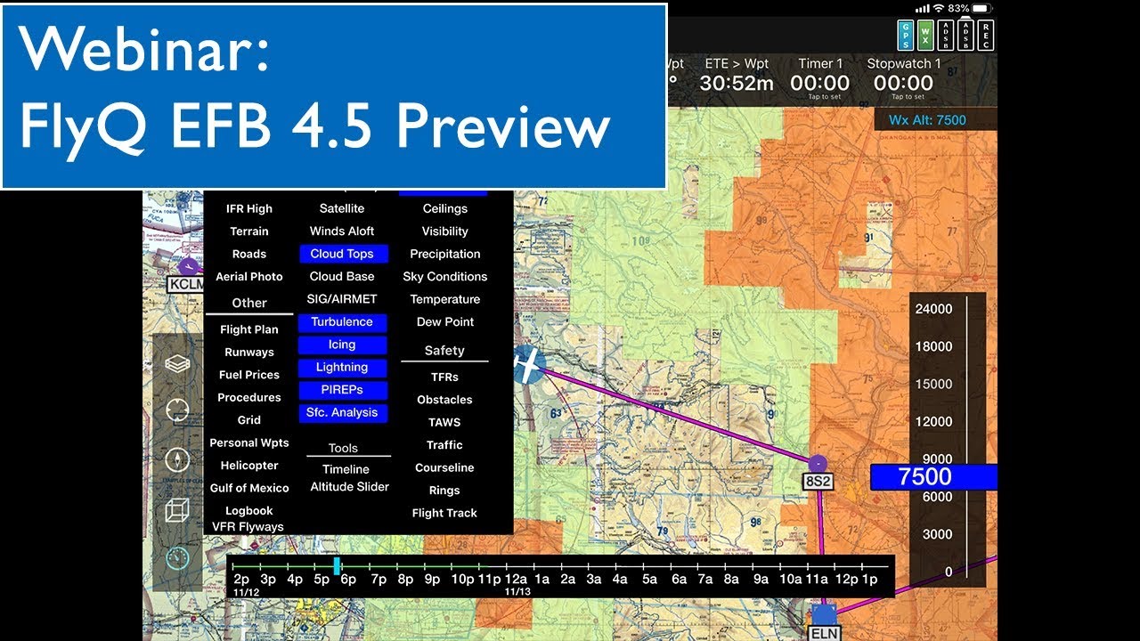 FlyQ EFB 4.5 (The 3X Weather Release) Preview