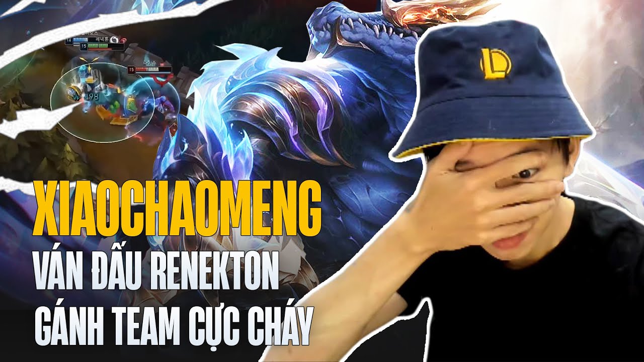 (Vietsub) XIAOCHAOMENG VÀ VÁN ĐẤU RENEKTON GÁNH TEAM CỰC CHÁY KHI ĐỐI ĐẦU CAO THỦ RYZE HÀN QUỐC
