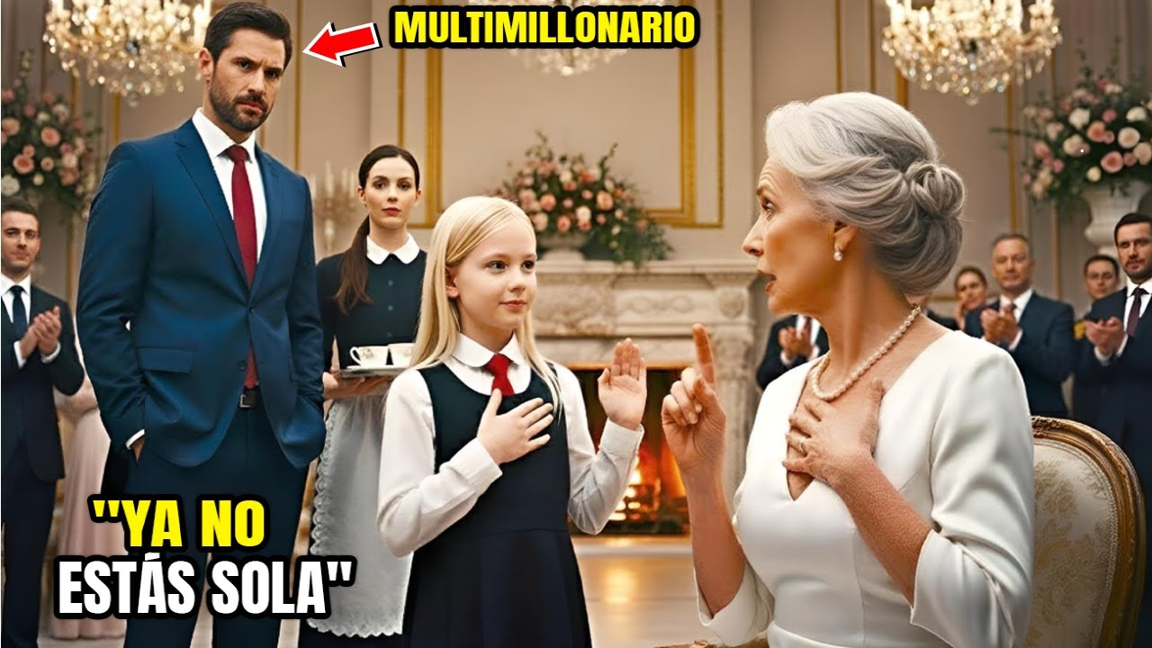 La hija de la sirvienta habló con la madre sorda del multimillonario… y dejó a todos sin palabras.