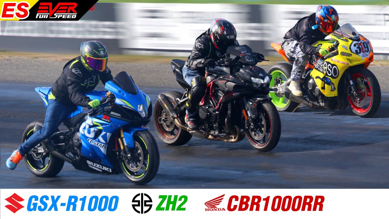 GSX-R1000 🆚 Kawasaki ZH2 🆚 CBR1000RR 🔥 GSR 750 🆚 GSX-R600 🔥 DRAG RACING Barranquilla 2023