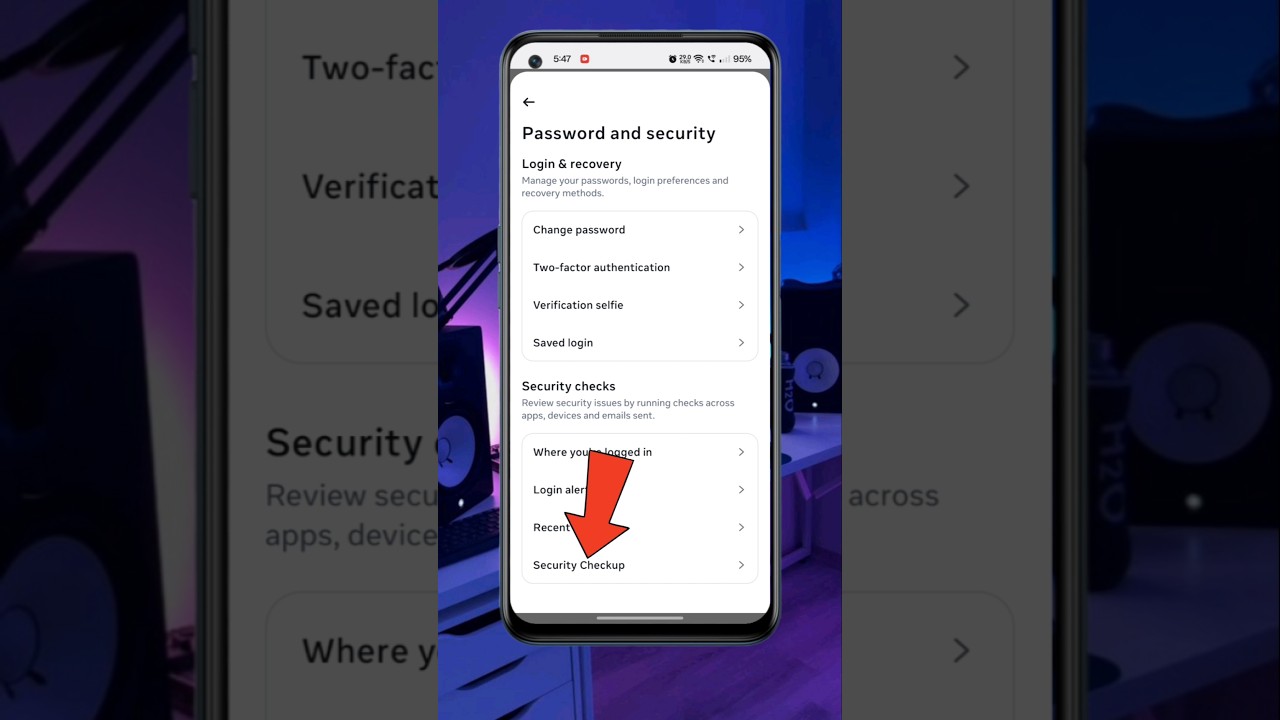 Instagram Security Checkup Kaise Kare | How To Check Instagram Security Checkup #shorts #instagram