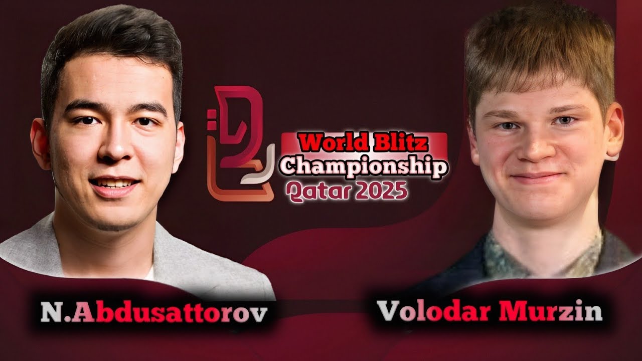 Nodirbek Abdusattorov vs Volodar Murzin | FIDE World Blitz Championship 2025 | Round 6