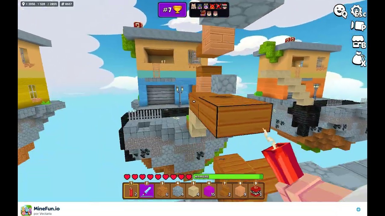 Jugando sky wars pt 29