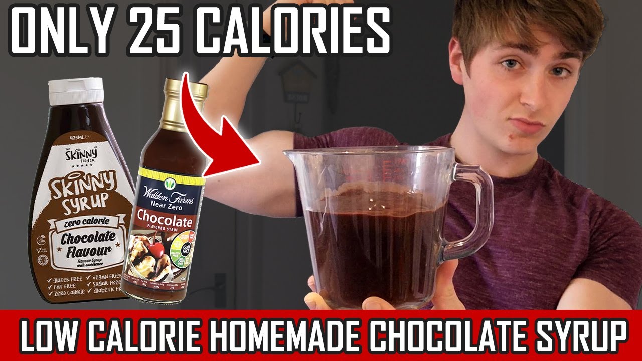 0 CALORIE Chocolate Syrup (3 INGREDIENTS) | Quick, Simple & Cheap Anabolic Diet Walden Farms Recipe