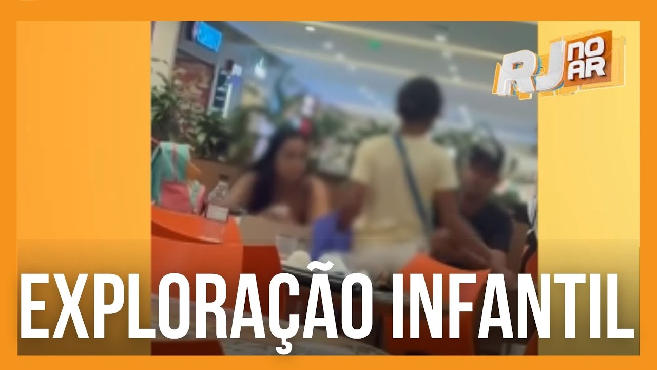 MENORES EXPLORADOS PELOS PAIS VENDIAM BALAS EM SHOPPING