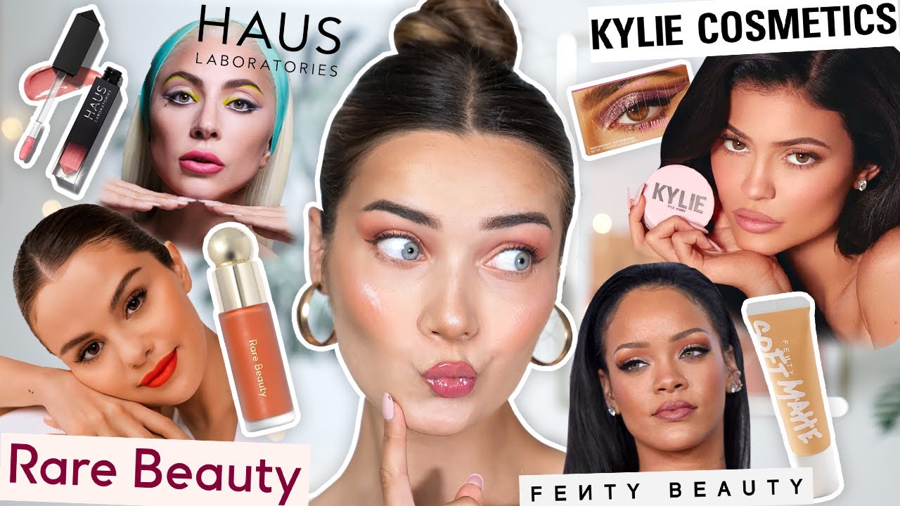 I TRIED EVERY CELEBRITY OWNED MAKEUP BRAND... I'M SPEECHLESS!