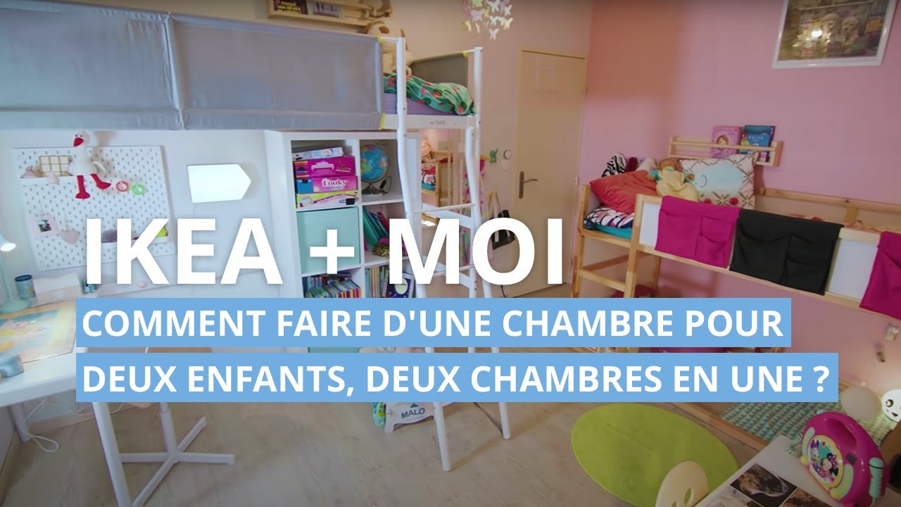 IKEA + moi : comment faire d'une chambre pour deux enfants, deux chambres en une ?