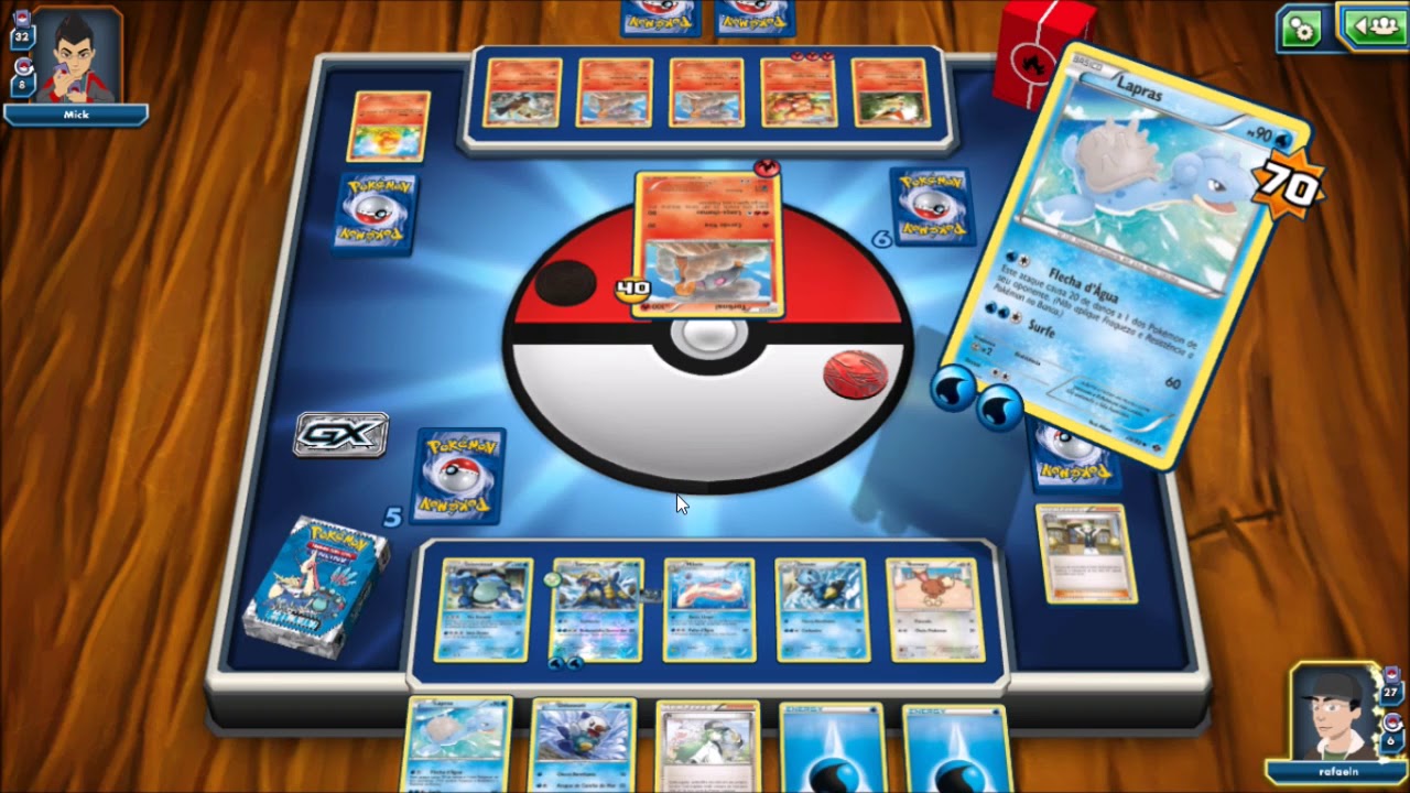Pok&eacute;mon TCG Desafio de Treinador platina parte 12 Mick o piromante