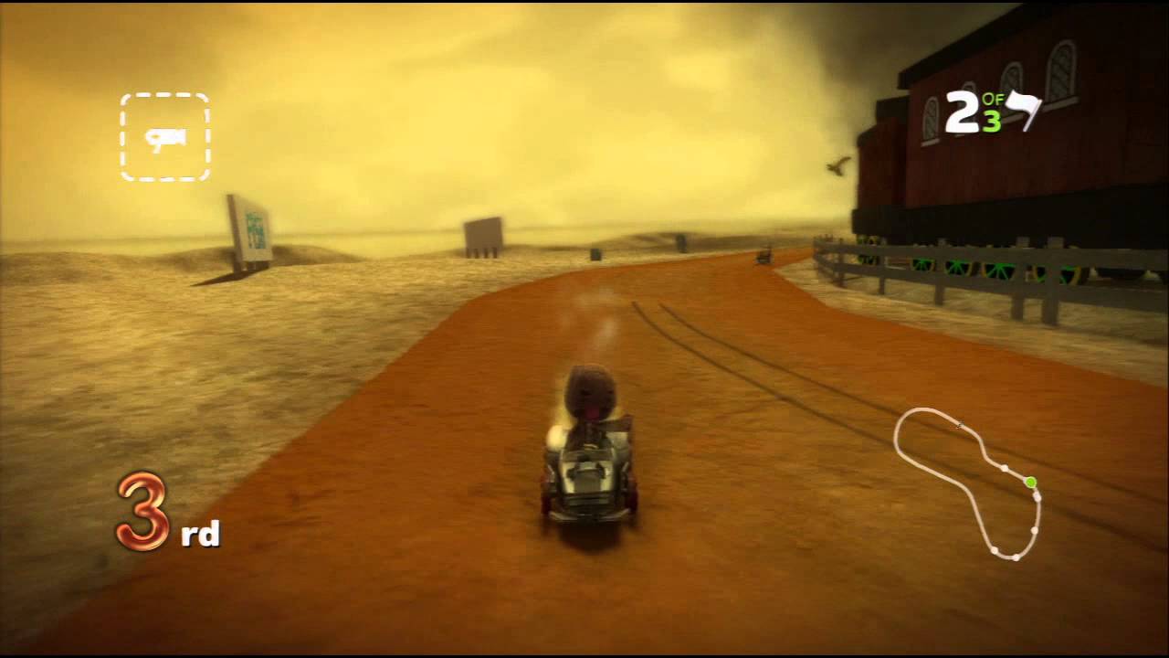 Mario Kart 64 Kalimari Desert - LittleBigPlanet Karting