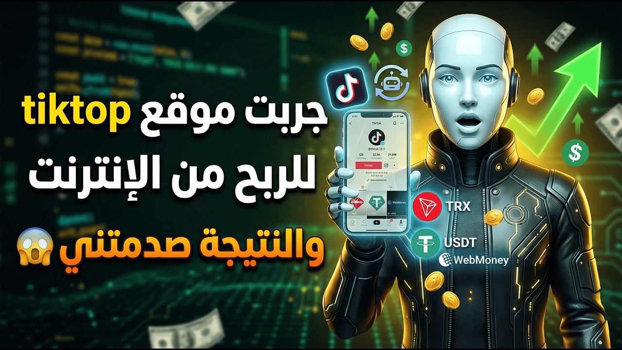 جربت موقع tiktop free للربح من الانترنت عن طريق التيك توك والنتيجة... صدمتني 😱
