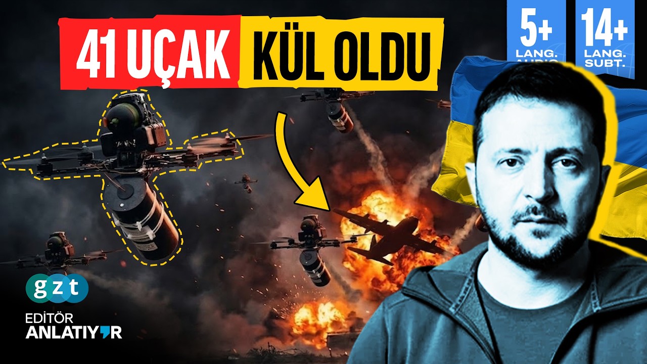 Ukraine's covert infiltration operation: How were 41 Russian planes destroyed in a single night?