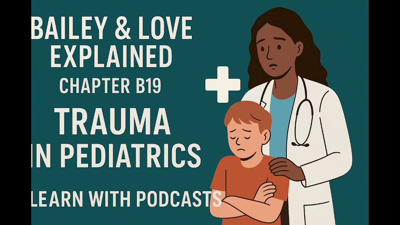 Bailey and Love Explained| Chapter 19: Trauma in Pediatrics| Learn with Podcasts 