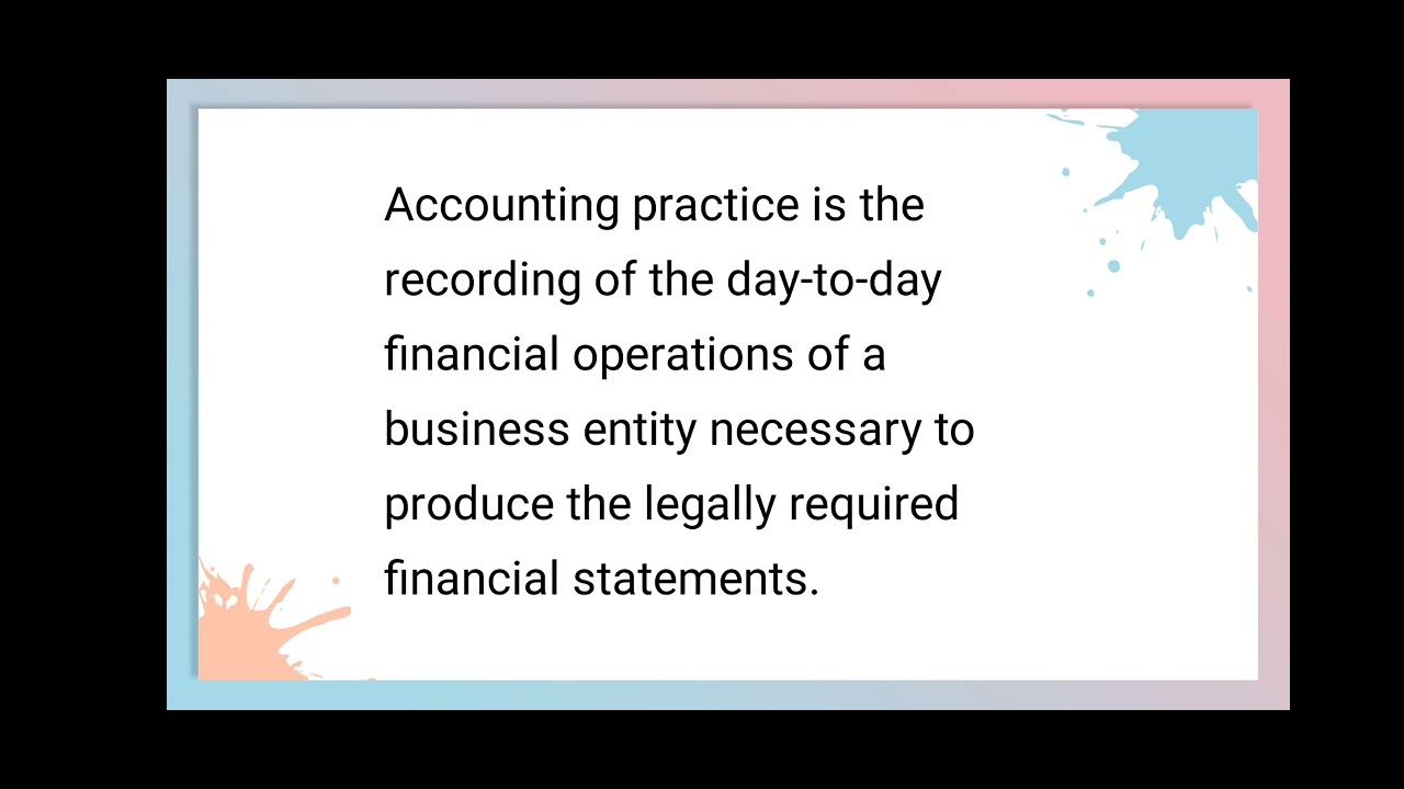 accounting practice set