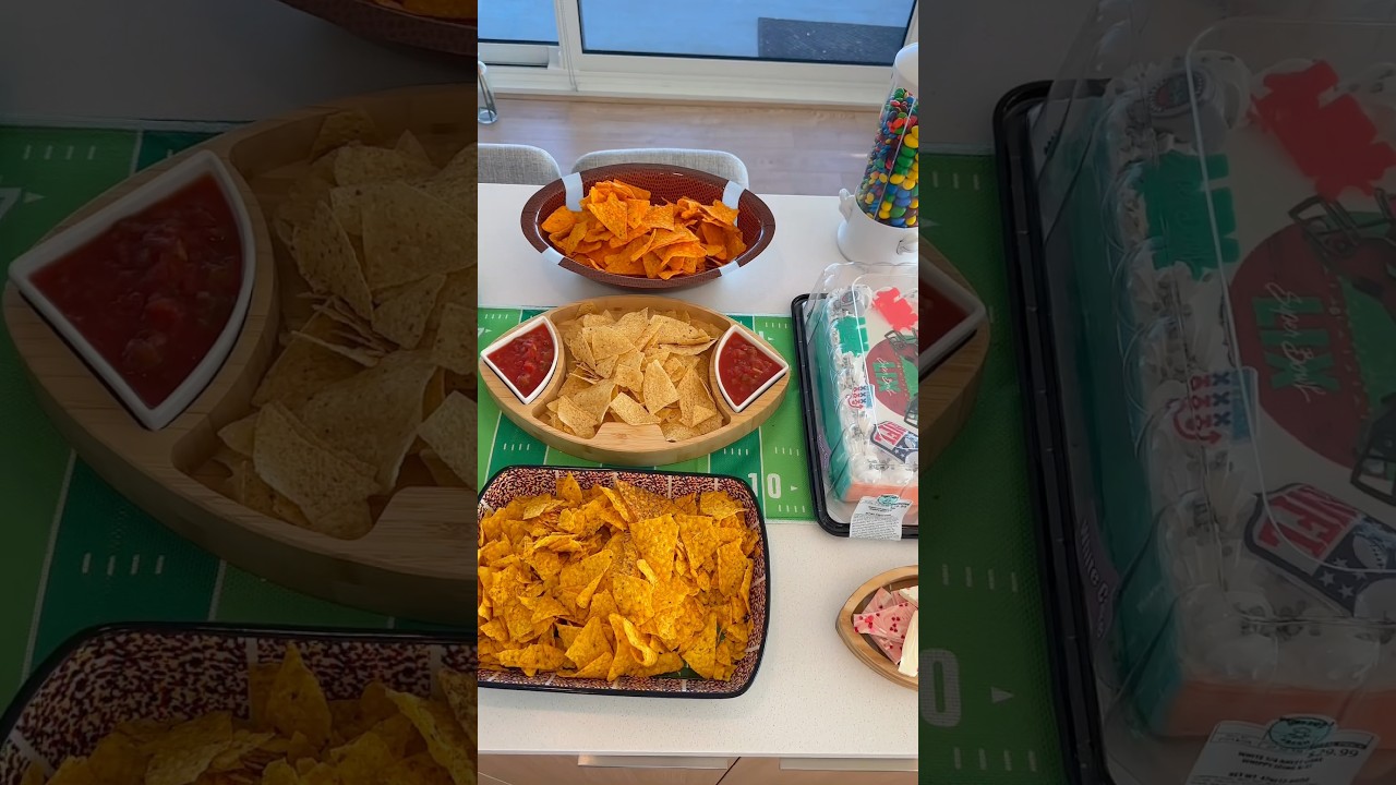 *SUPER BOWL* PARTY SNACKS! #superbowl #superbowl2024 #snacks #kitchen #superbowlparty