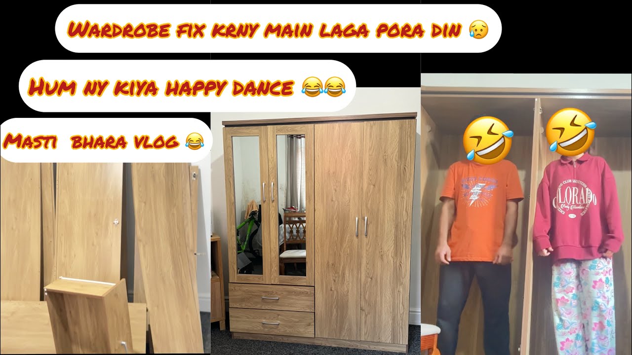 Wardrobe Fix Krny main Laga Pora Din 😥|| Masti Bhara Vlog 😂❤️