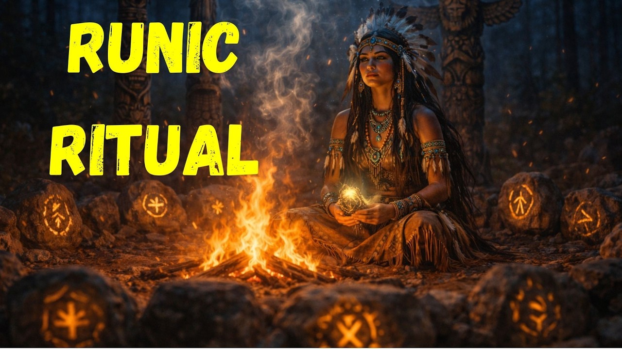 Ancient Runic Fire Ritual 🔥 Deep Shamanic Tribal Music to Awaken the Spirits
