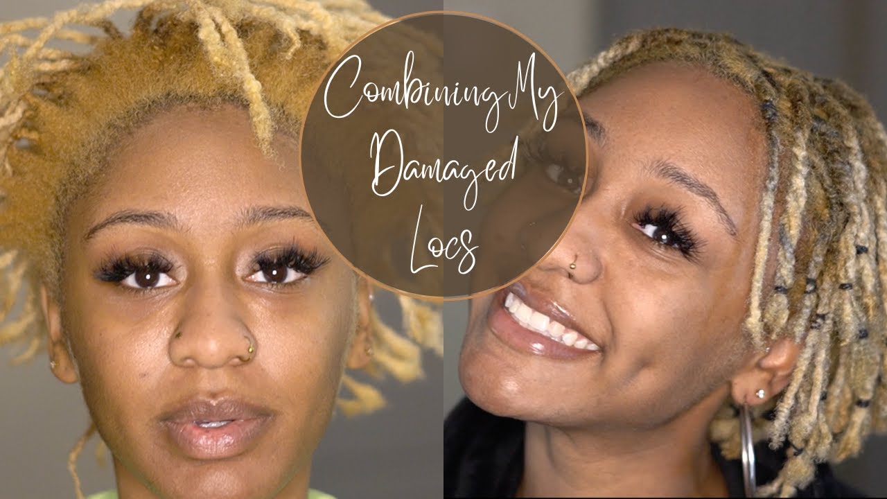 Watch Me Combine My Damaged Locs | Two Strand Twists