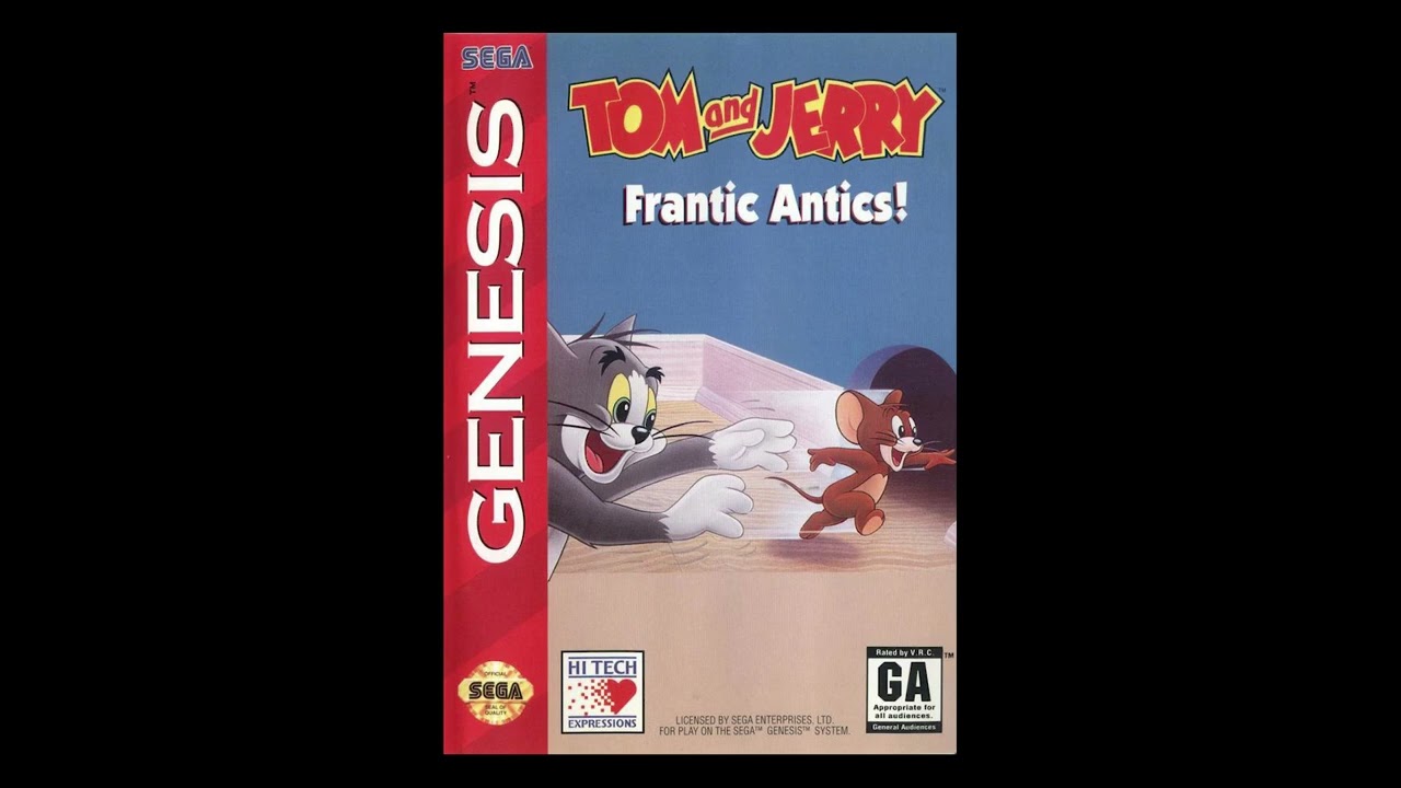 Tom & Jerry, Frantic Antics (Genesis & MD) - Stage 1 & 7 (12 minutes extended, 93% pitch)