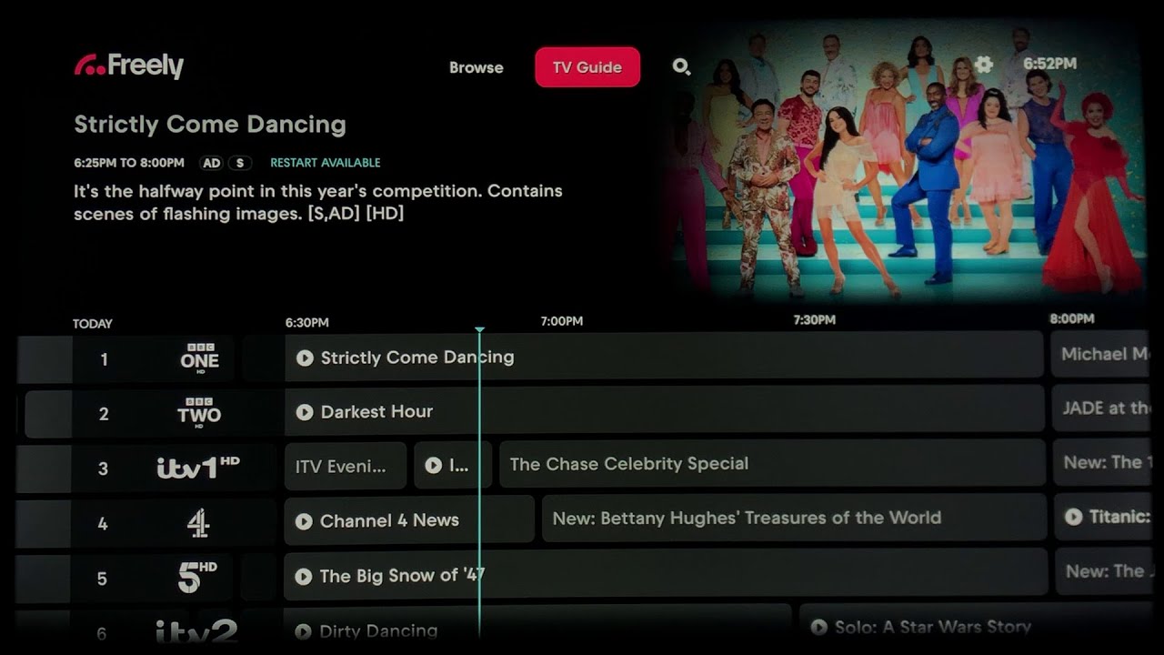 Freely Channel Surfing - 8th November 2025 - Wi-Fi Only, No Aerial
