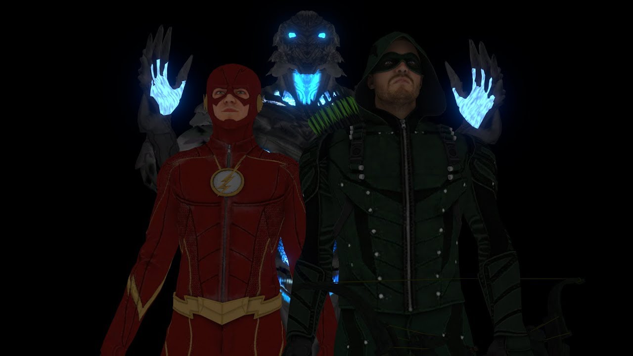 The Green Arrow and The Flash VS Savitar | fan animation