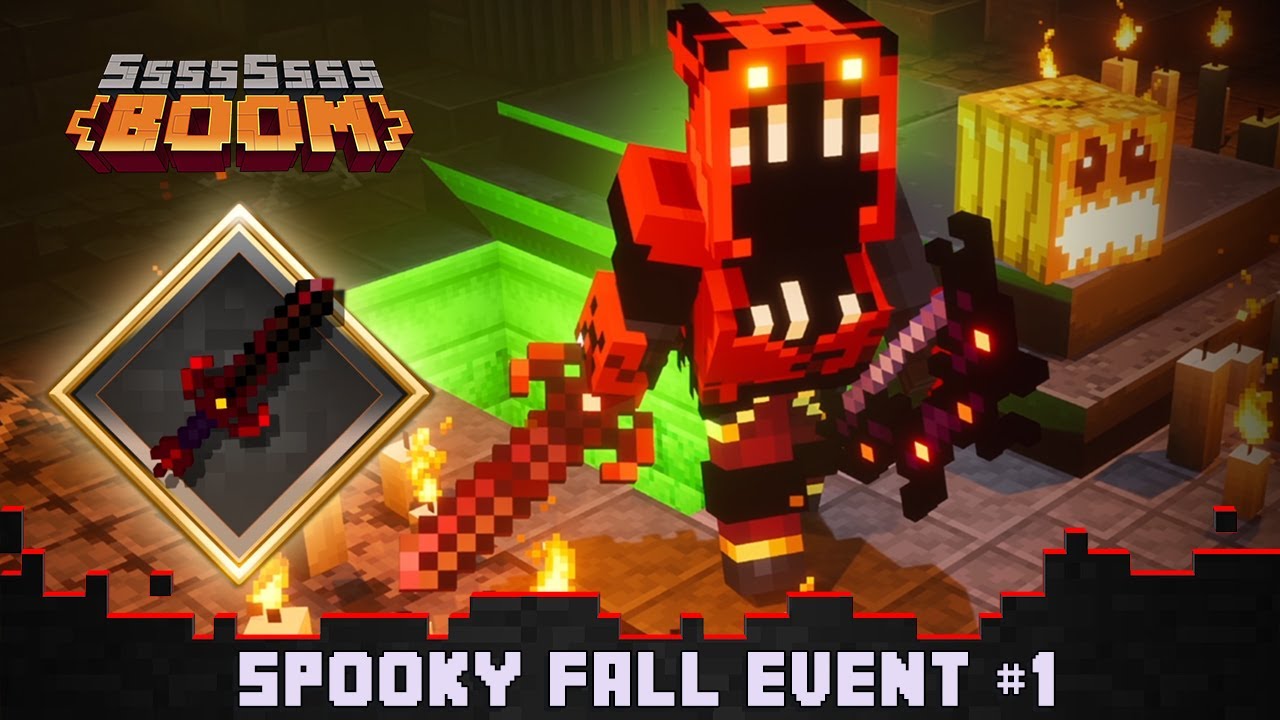 Sinister Sword Weapon Drop | Minecraft Dungeons Spooky Fall Event Gameplay