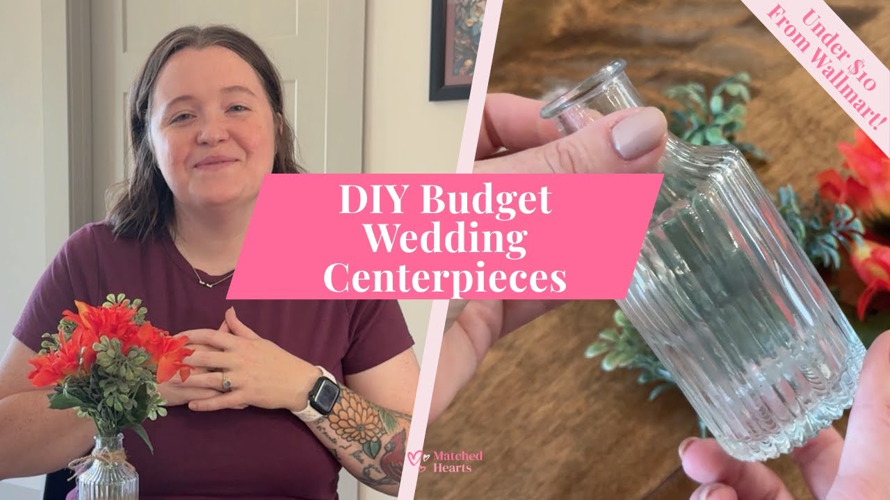 $10 Wedding Centerpieces (That Look Premium) | DIY Budget Wedding Centerpieces From Wallmart