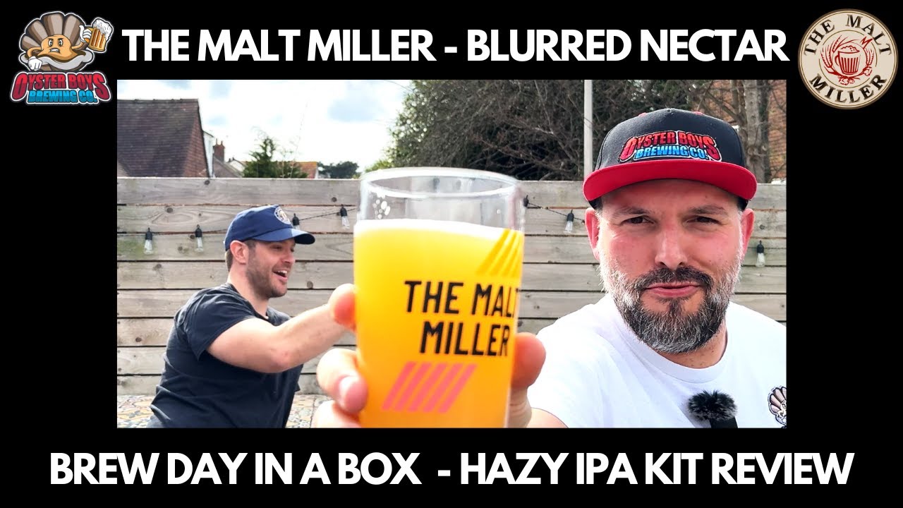 Blurred Nectar Hazy IPA - Brew Day In A Box Kit from The Malt Miller.  Get it while you can!