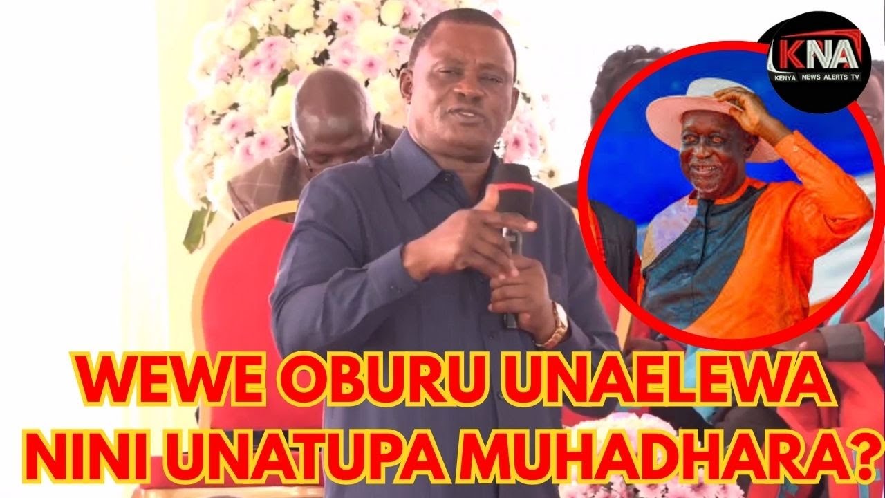 HUYU MZEE OBURU ANAELEWA SIASA GANI SASA ANAKUJA KUTUPA MUHADHARA.