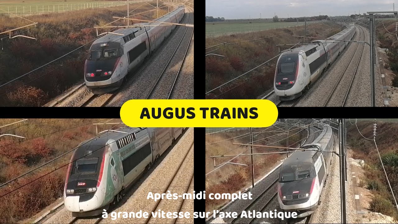 Après midi complet à grande vitesse sur l'axe Atlantique