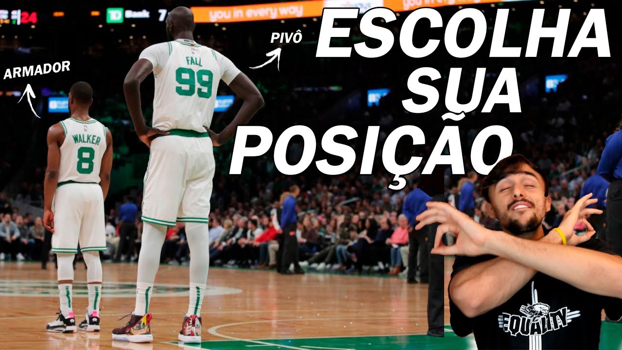 COMO ESCOLHER SUA POSIÇÃO NO BASQUETE! SAIBA QUAL POSIÇÃO É A PERFEITA PRA VOCÊ!