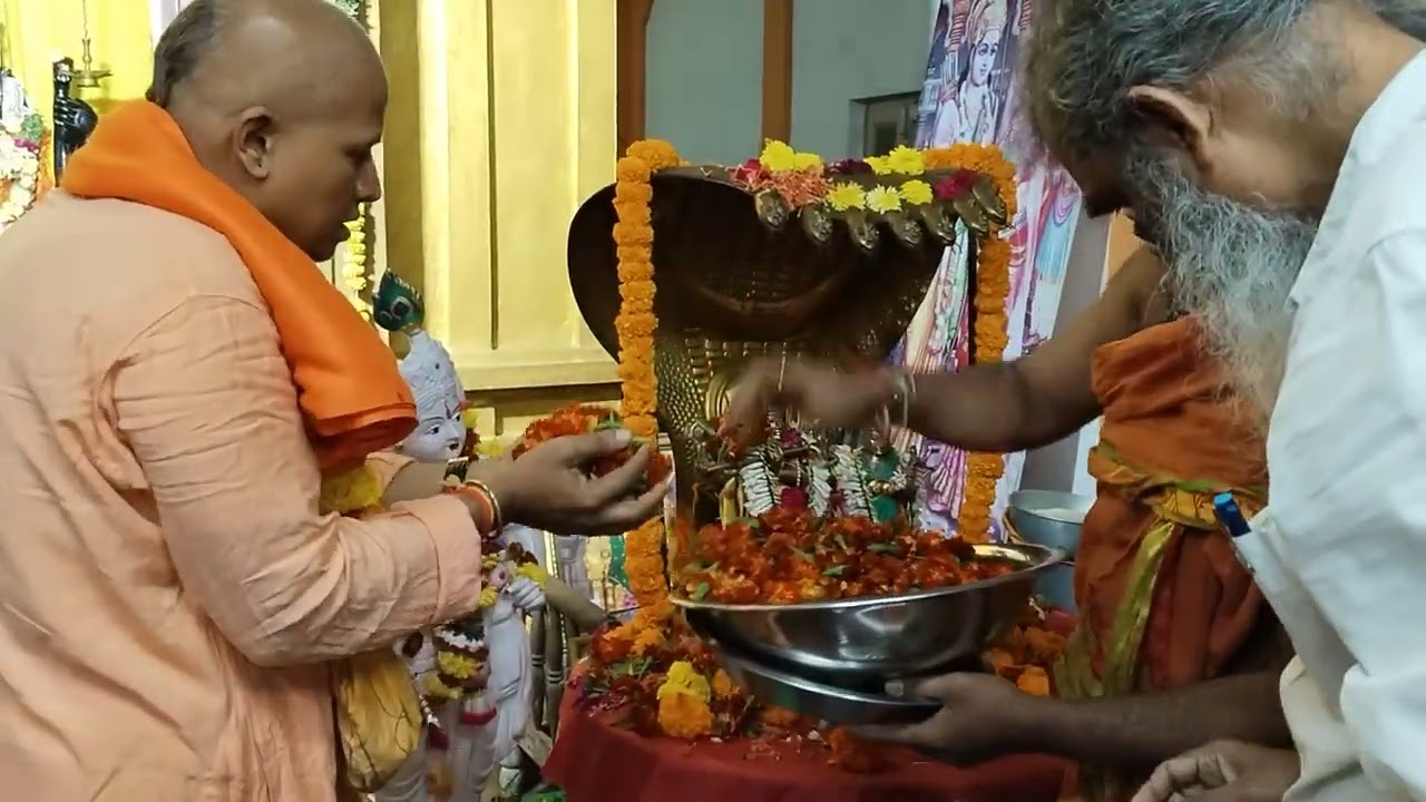 Pushya Abishek at Bhagayanagar.