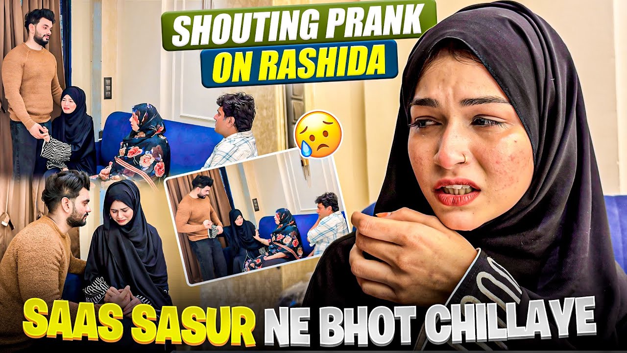 Rashida Ko Rula Diye 😭 Saas Sasur Bhot Chillaye | Shouting Prank On Bahu | Fokats | Abresh & Zeeshan