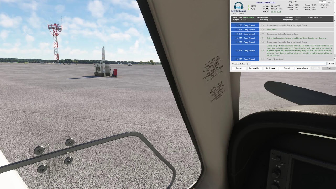 Flying with SayIntentions.ai and NeoFly