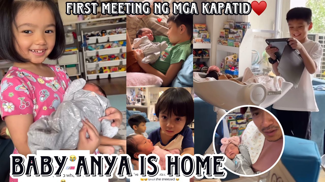 Baby Anya is Home 🤍 first meet ng mga kuya ikinatuwa ni mommy Iya Villania at daddy Drew