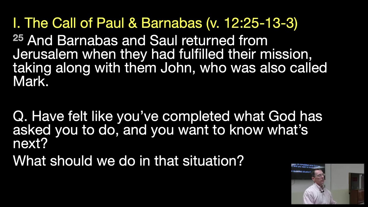 A Battle for a Soul | Acts 13:1-12 | Bob Jennerich | Grace Redemer Community Church