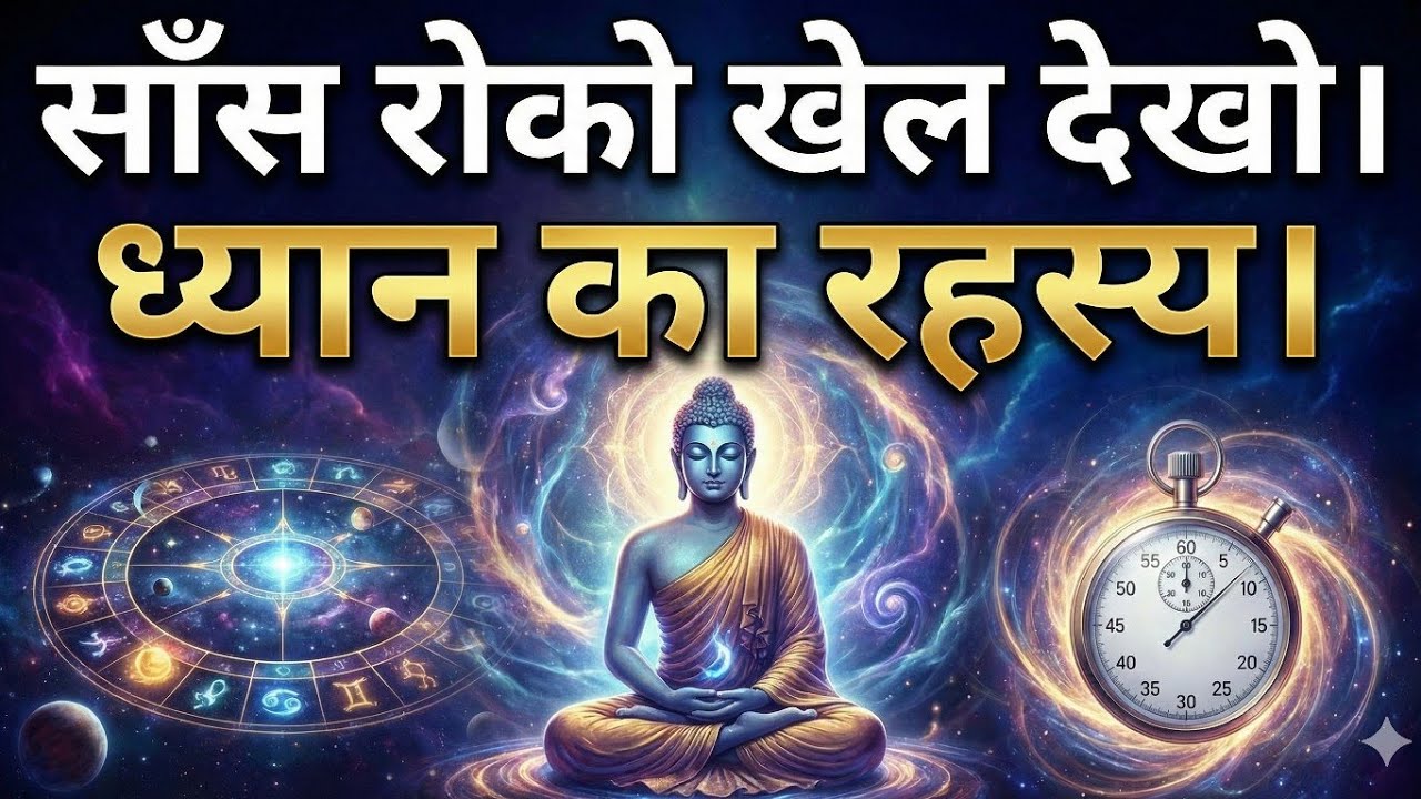 साँस रोको खेल देखो. बंकनाल का रहस्य. Dhyan kaise kare. The easiest way to meditate. #meditation #god