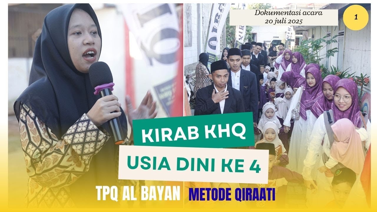 KIRAB KHOTMIL QUR’AN USIA DINI KE 4 TPQ AL BAYAN