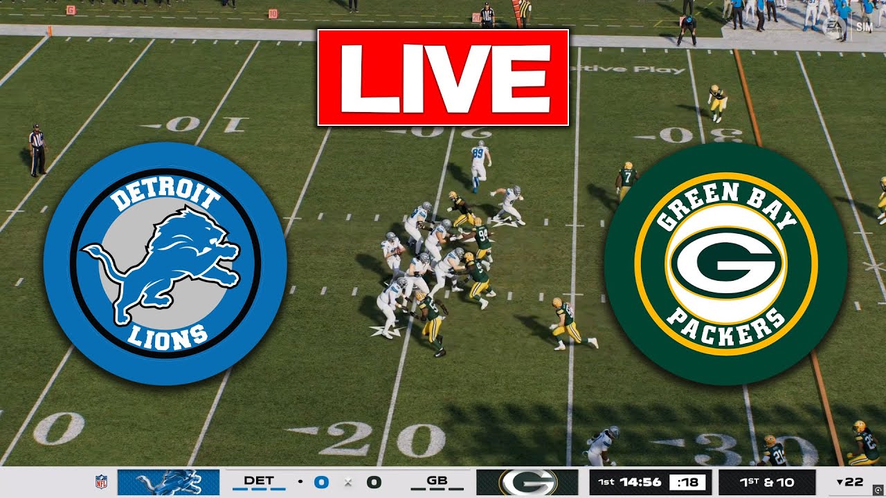 🔴LIVE Green Bay Packers vs Detroit Lions /Week 1/  Madden NFL 26
