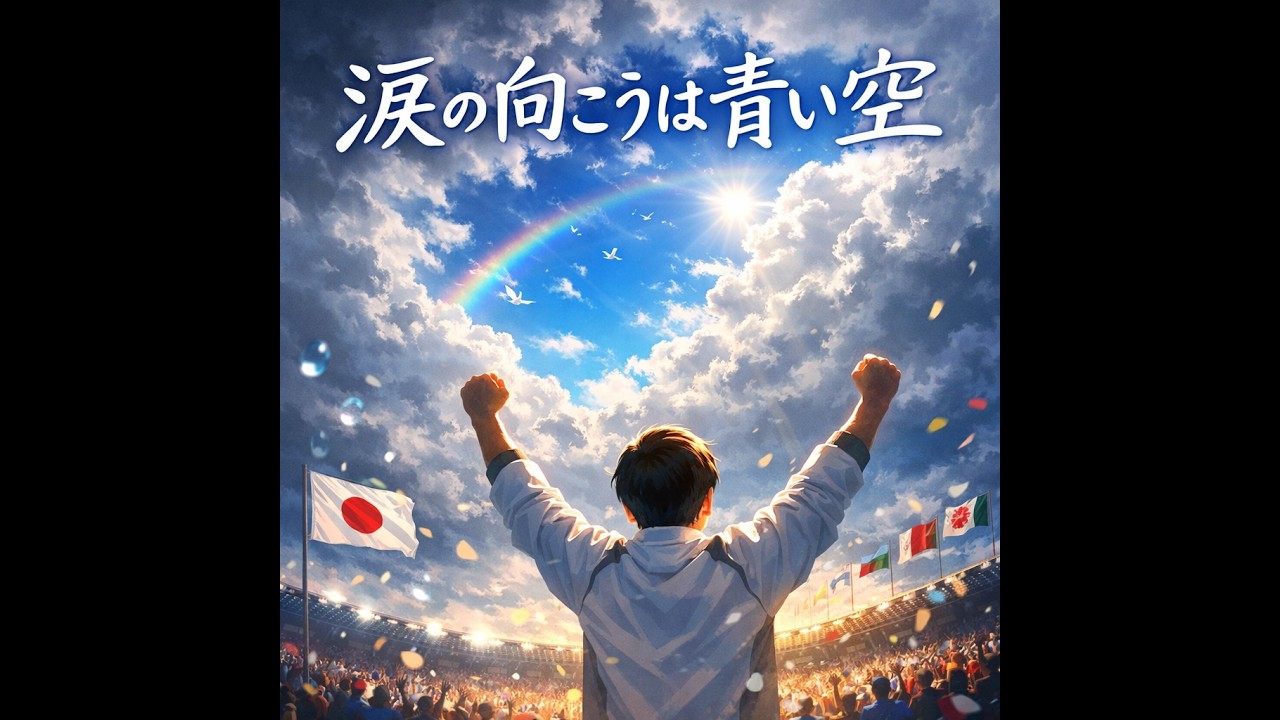 涙の向こうは青い空｜#冬季オリンピック　#感動　#日本代表　#涙