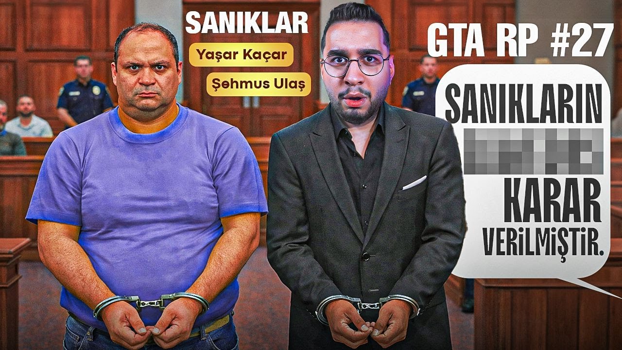 MAHKEMEYE ÇIKIYORUZ! BÜTÜN ŞEHİR KARIŞTI! | GTA 5 ROLEPLAY | 27 BÖLÜM