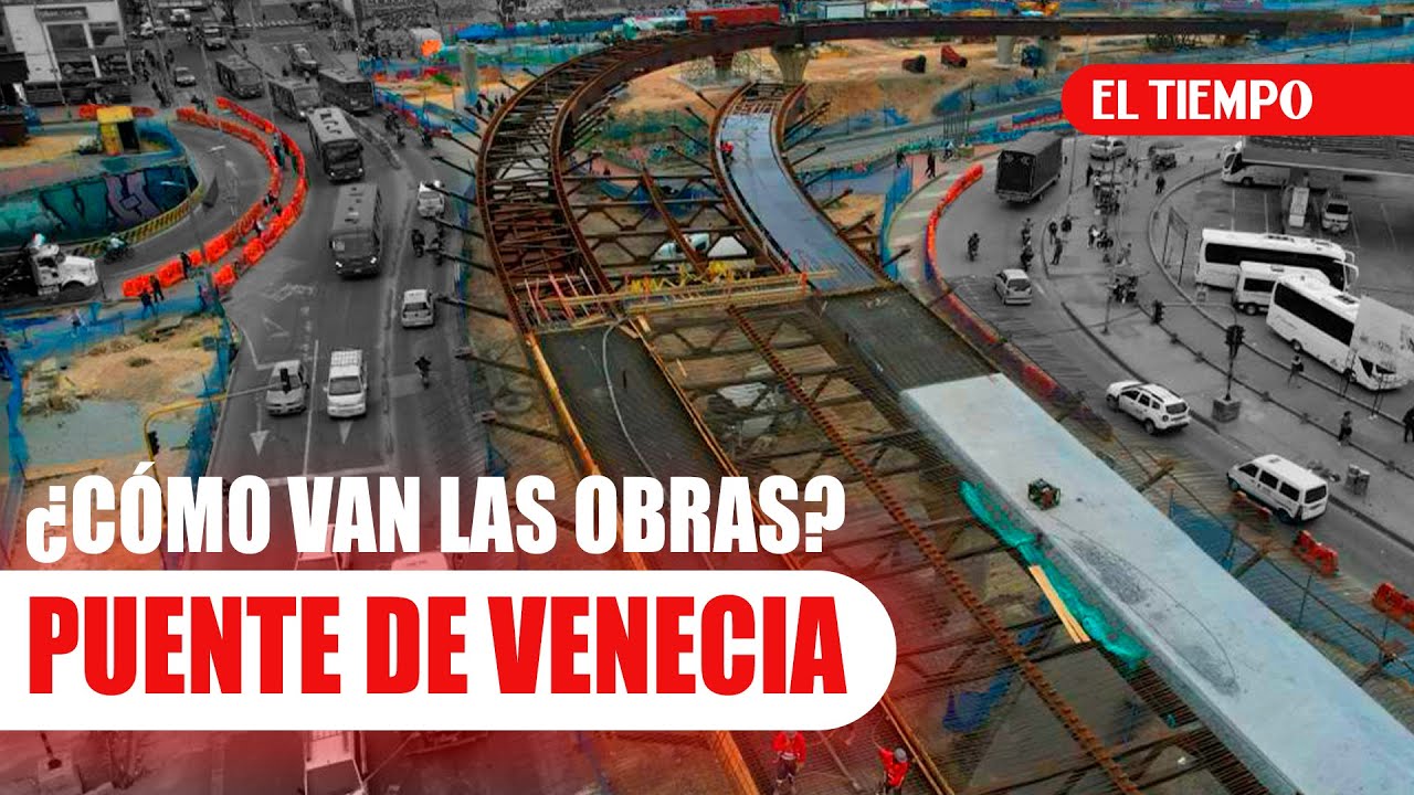 El puente de #Venecia de la avenida 68, ya tiene fecha de entrega | Así van las #obras en Bogotá