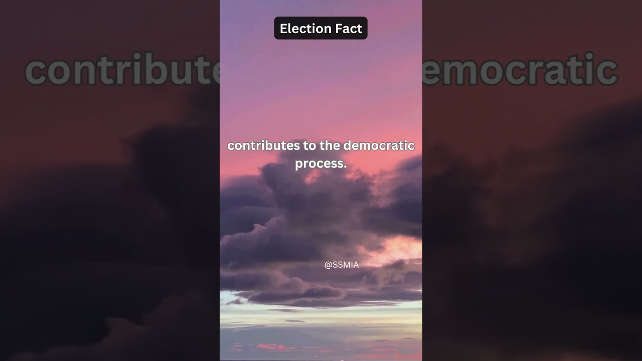 Election Fact | Every Vote in an election  