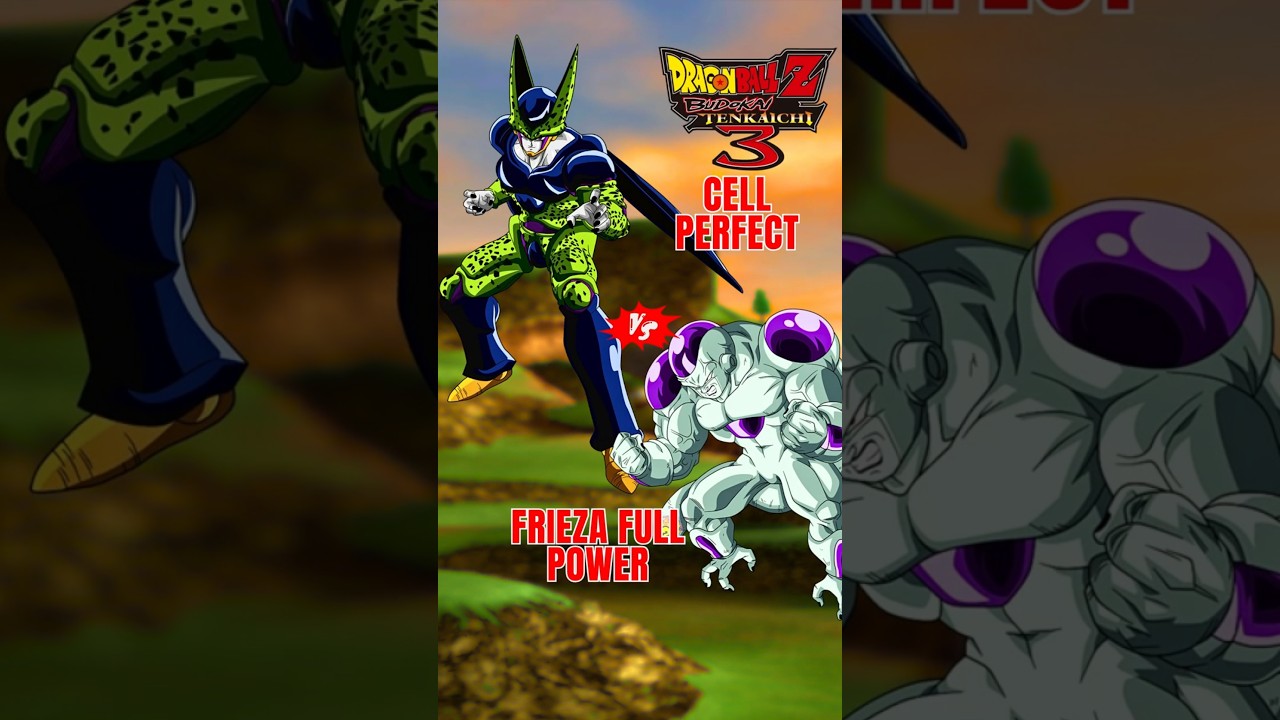FRIEZA FULL POWER VS CELL PERFECT (COM VS COM) - DBZ BT3 60fps #dragonball