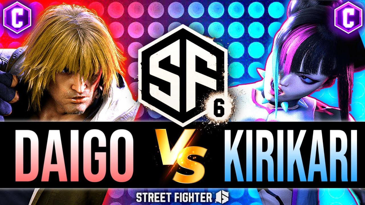 スト6 🆚 ウメハラ (ケン) vs Kirikari (ジュリ) | Daigo (Ken) vs Kirikari (Juri) 🆚 SF6