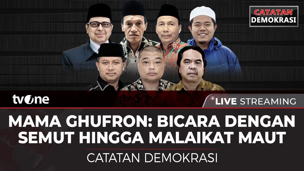 [LIVE] Mama Ghufron: Bicara dengan Semut Hingga Malaikat Maut | Catatan Demokrasi tvOne
